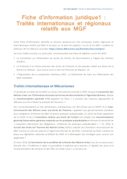 FGM/C Law Factsheet (2019, French)